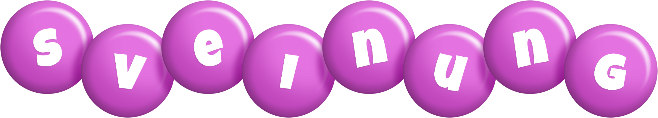Sveinung candy-purple logo