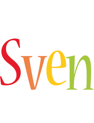 Sven birthday logo