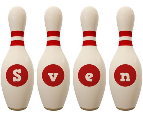 Sven bowling-pin logo