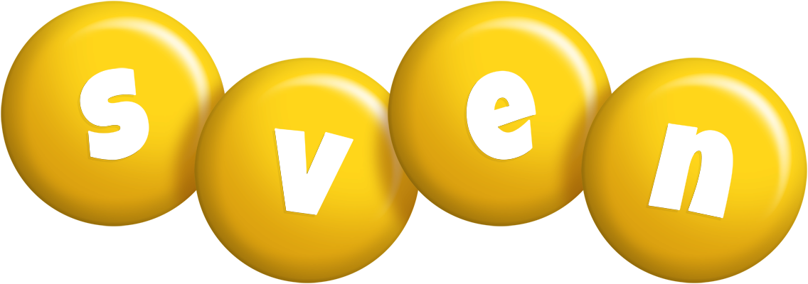 Sven candy-yellow logo