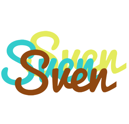 Sven cupcake logo