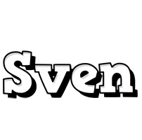 Sven snowing logo