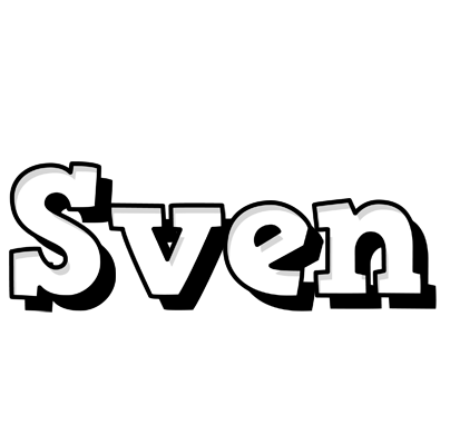 Sven snowing logo