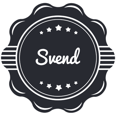 Svend badge logo