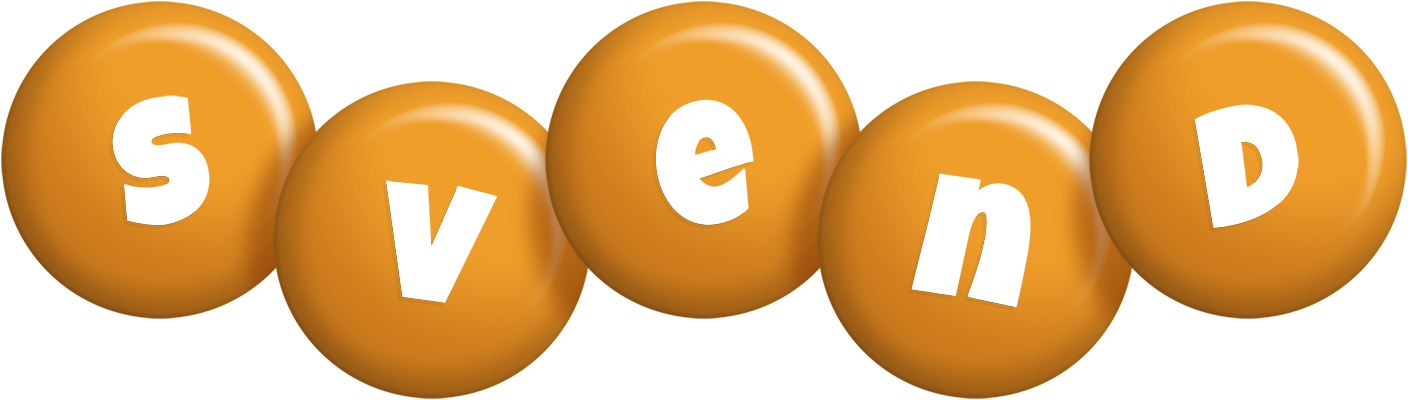 Svend candy-orange logo