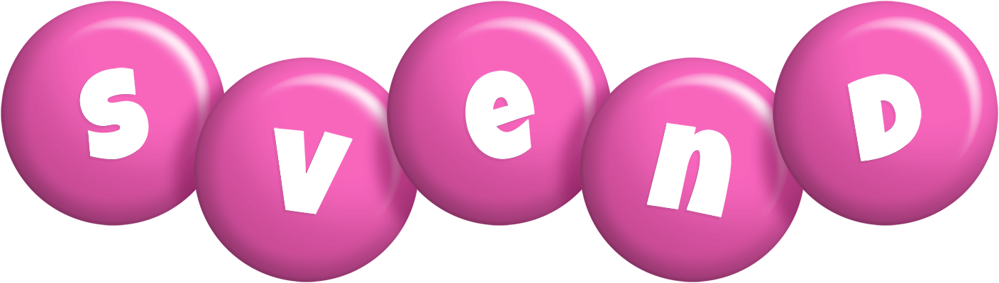 Svend candy-pink logo