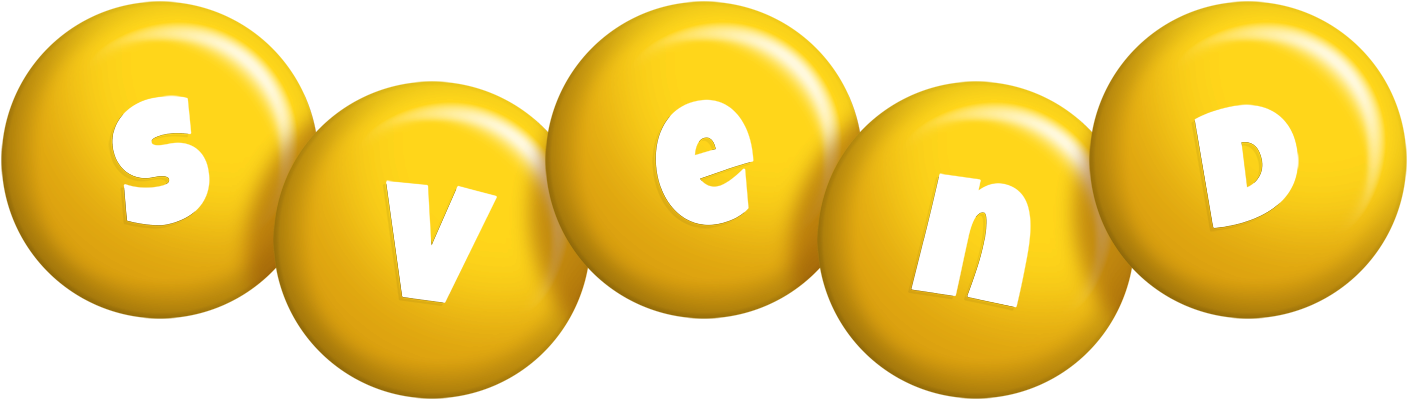 Svend candy-yellow logo