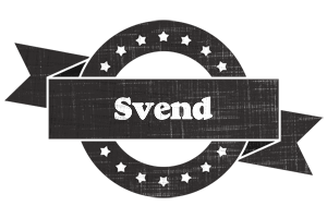 Svend grunge logo