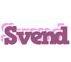 Svend relaxing logo