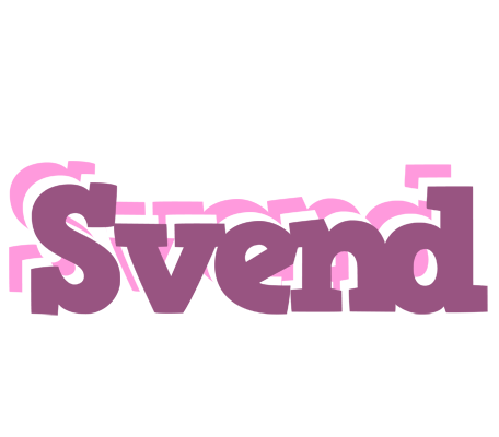 Svend relaxing logo