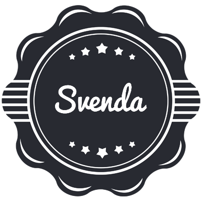 Svenda badge logo