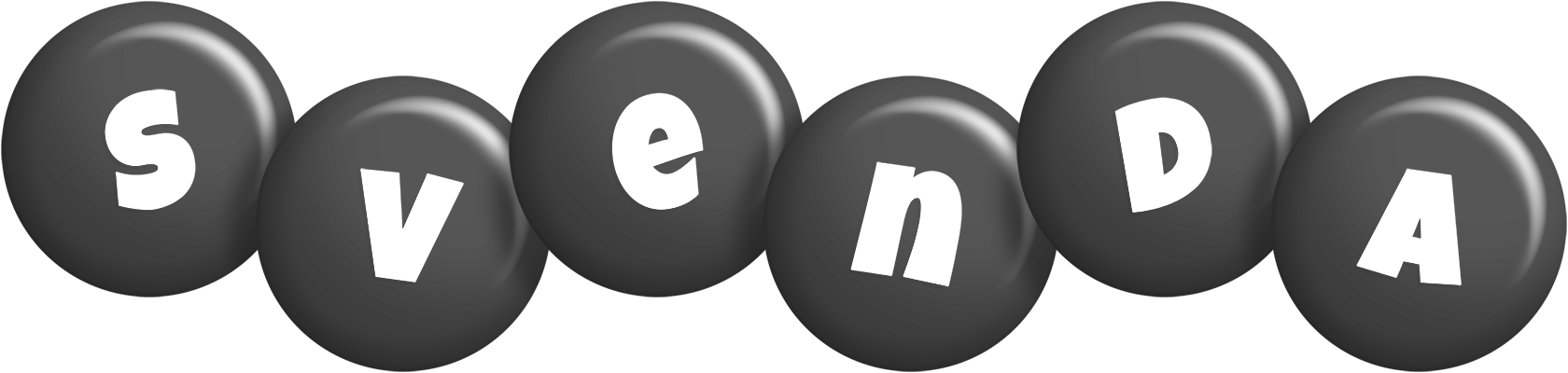 Svenda candy-black logo