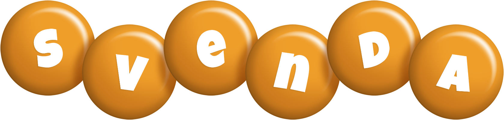 Svenda candy-orange logo