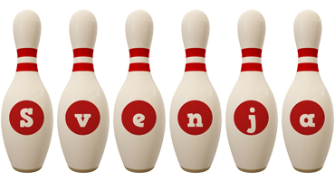 Svenja bowling-pin logo