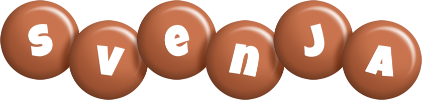 Svenja candy-brown logo