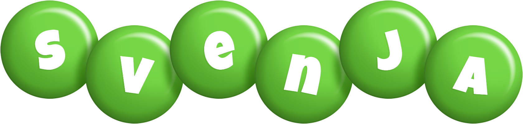 Svenja candy-green logo