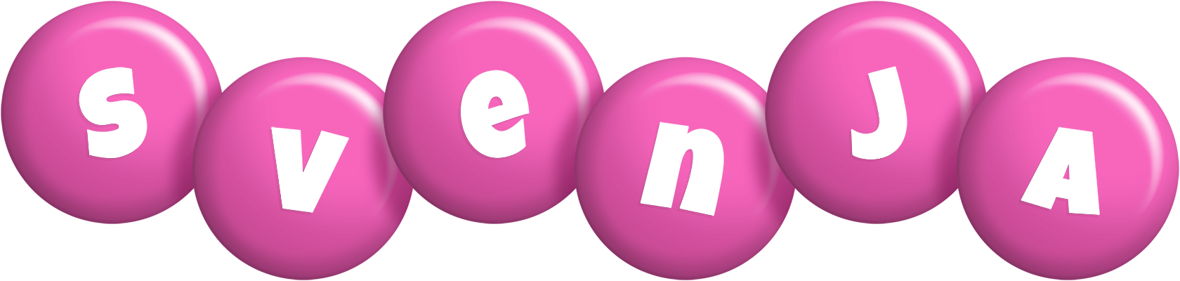 Svenja candy-pink logo
