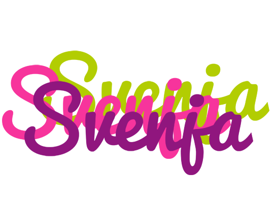Svenja flowers logo