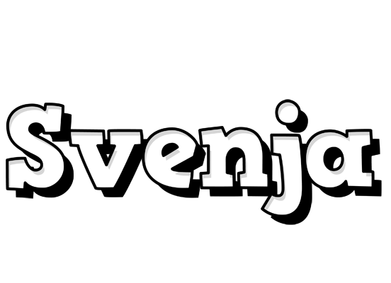 Svenja snowing logo