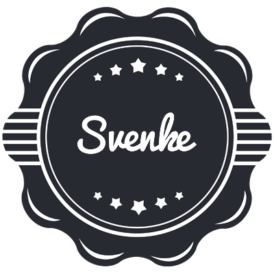 Svenke badge logo