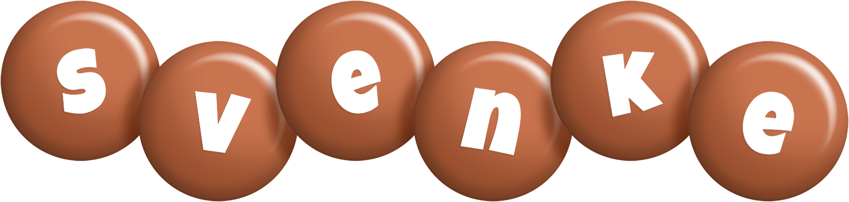 Svenke candy-brown logo