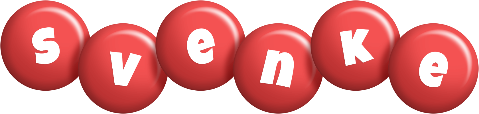 Svenke candy-red logo