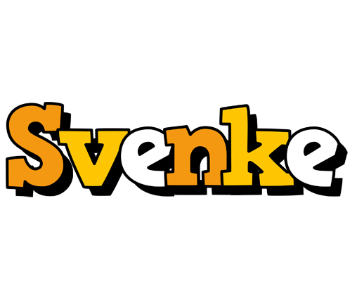 Svenke cartoon logo