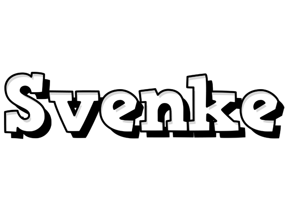 Svenke snowing logo