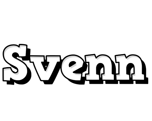 Svenn snowing logo