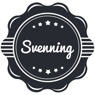 Svenning badge logo