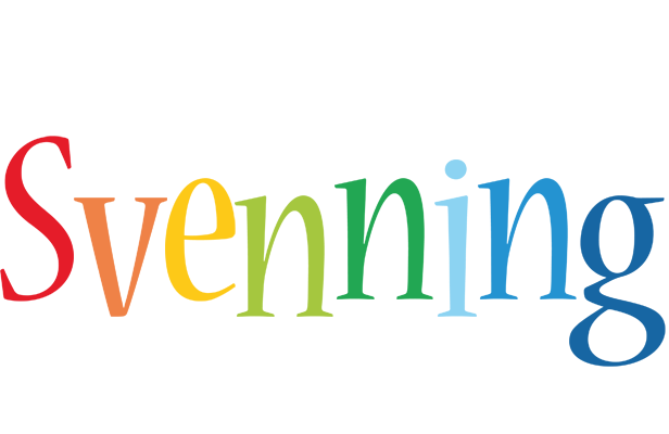 Svenning birthday logo