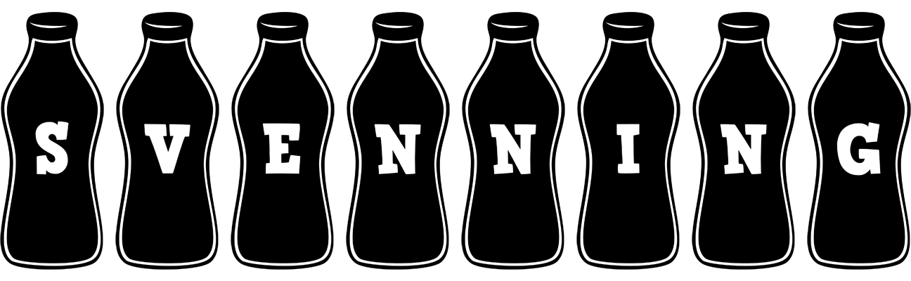 Svenning bottle logo
