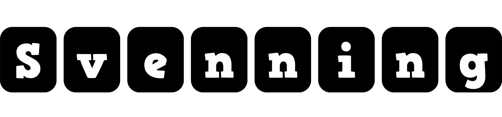 Svenning box logo