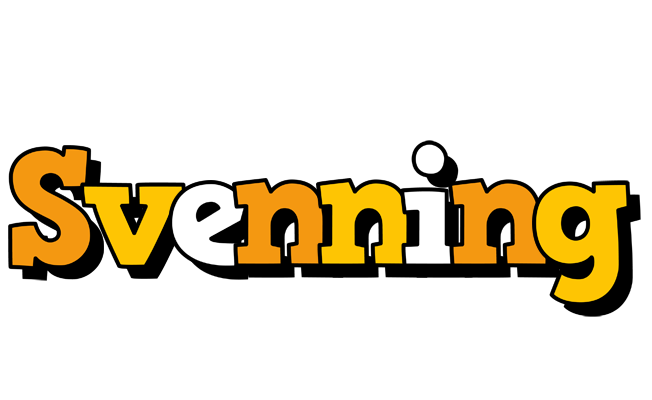 Svenning cartoon logo