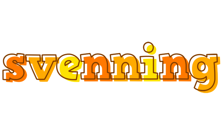 Svenning desert logo