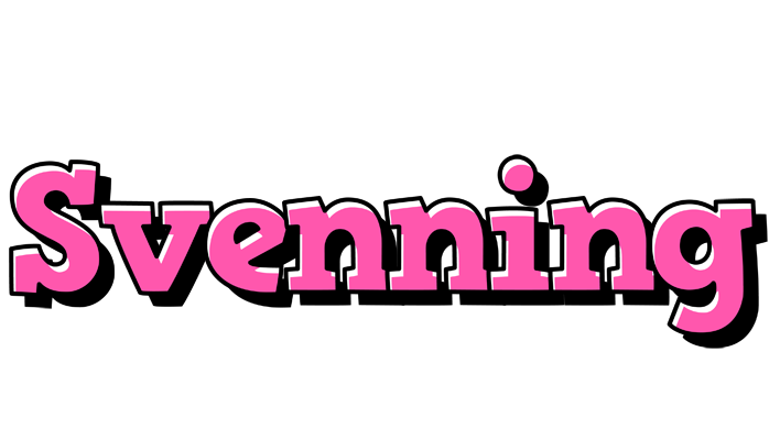 Svenning girlish logo