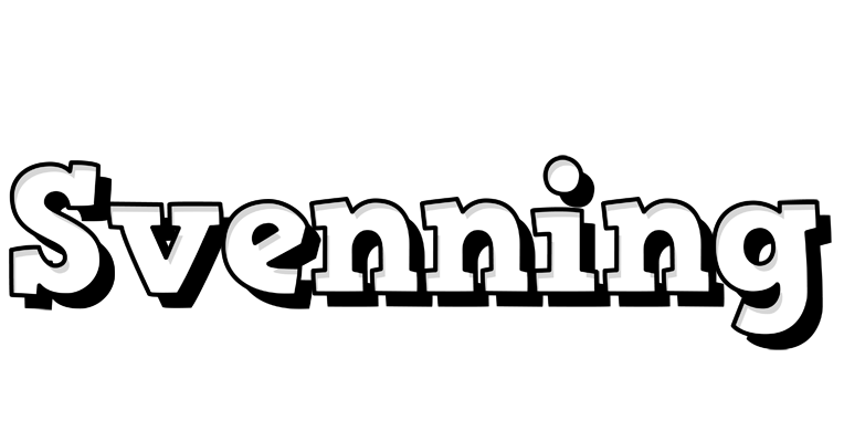 Svenning snowing logo