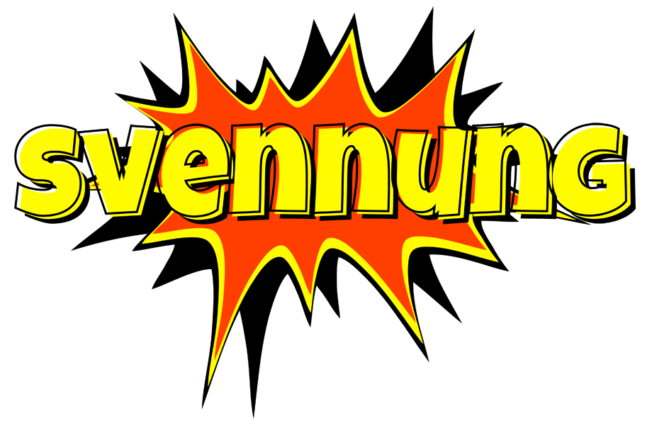 Svennung bazinga logo