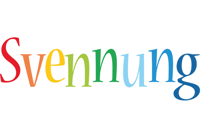 Svennung birthday logo