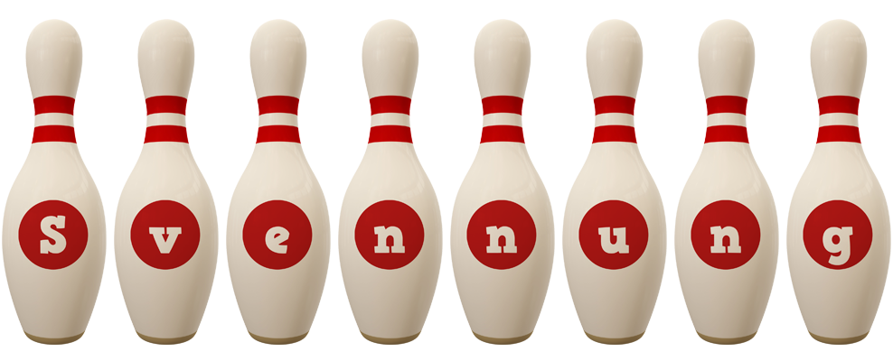 Svennung bowling-pin logo