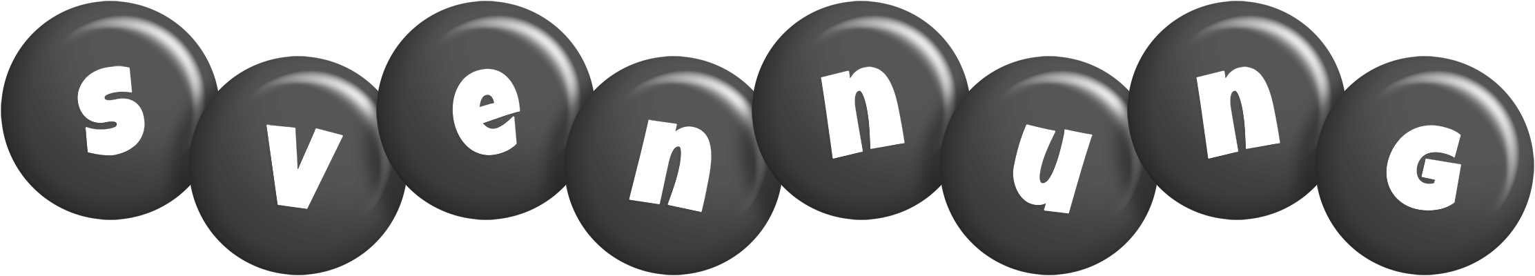 Svennung candy-black logo