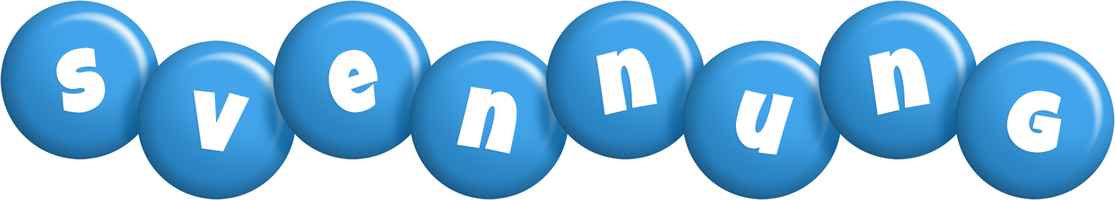 Svennung candy-blue logo
