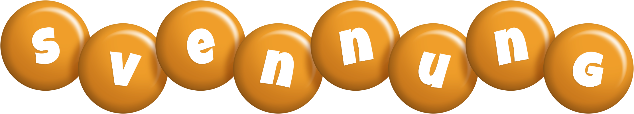 Svennung candy-orange logo
