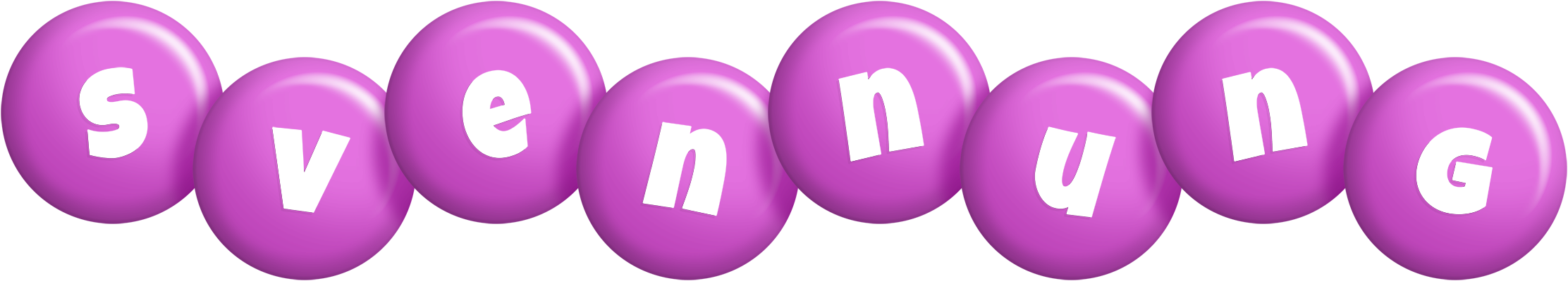 Svennung candy-purple logo