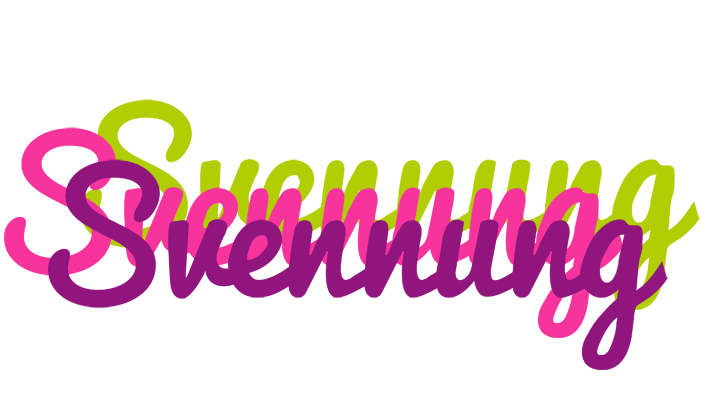 Svennung flowers logo
