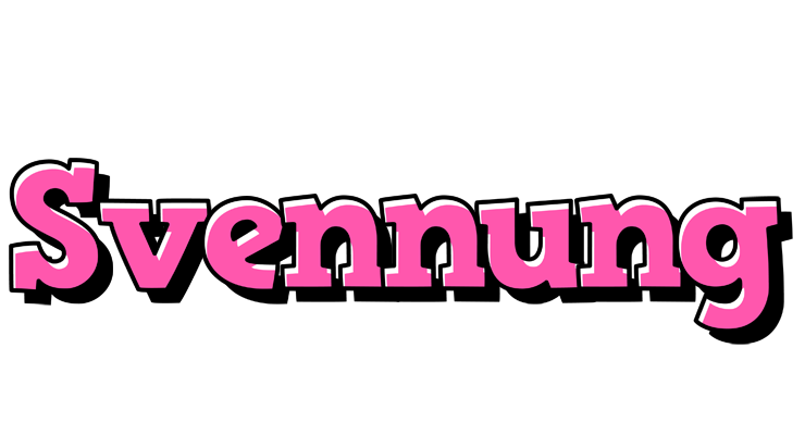 Svennung girlish logo