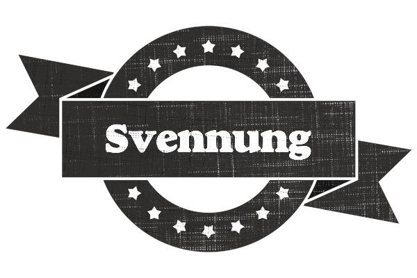 Svennung grunge logo