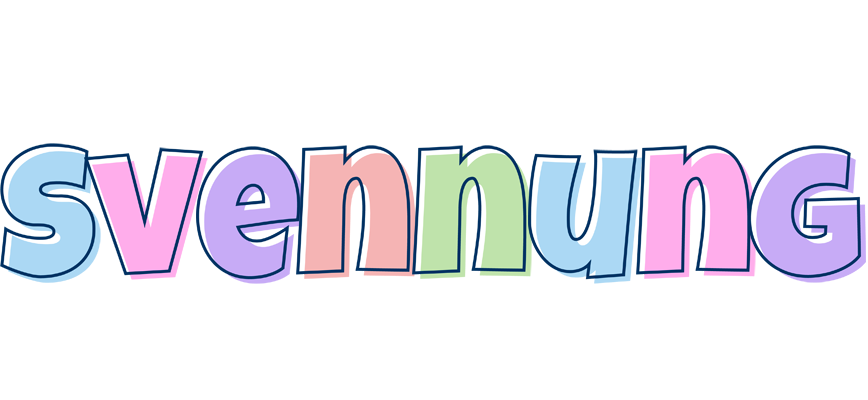 Svennung pastel logo
