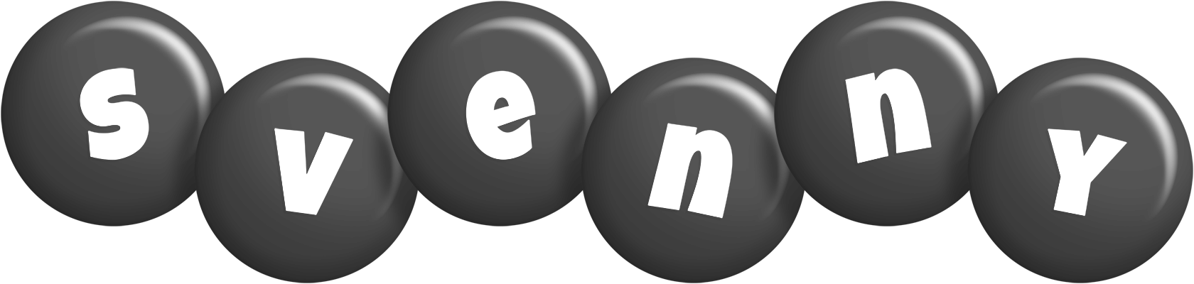 Svenny candy-black logo