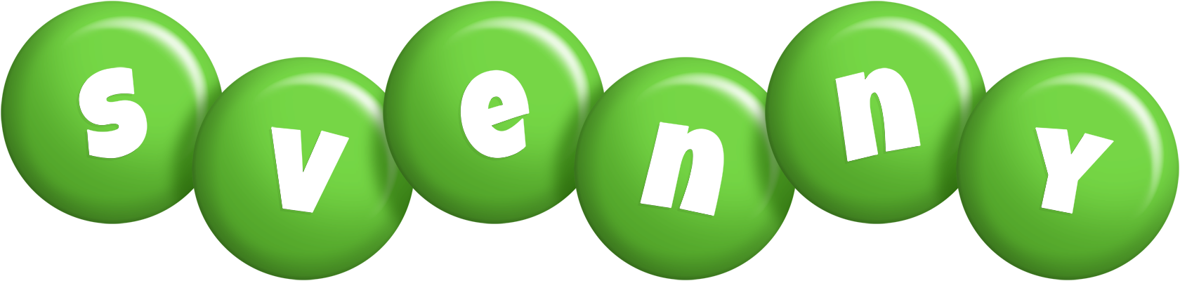 Svenny candy-green logo